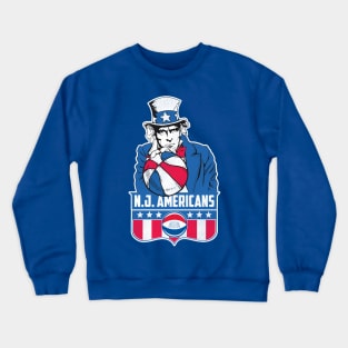 Defunct New Jersey Americans Basketball Crewneck Sweatshirt